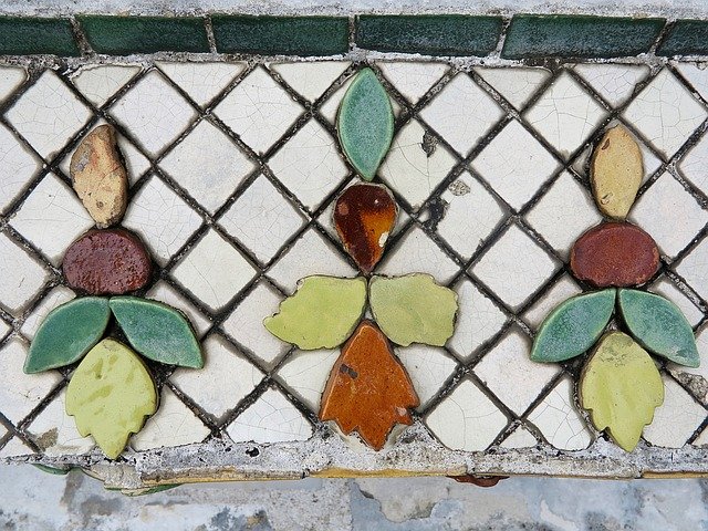 mozaika z porcelánu